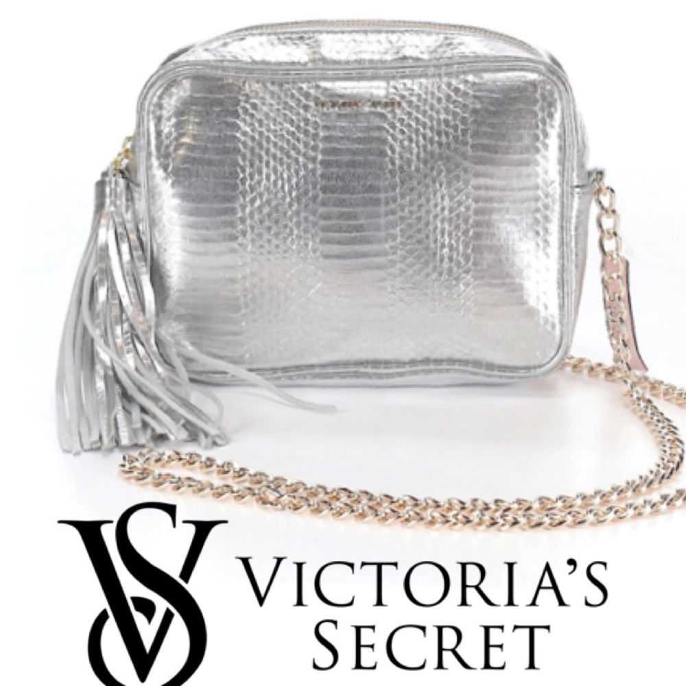 Add on $6 Victoria’s Secret Silver Purse